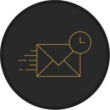 連絡の返信が早い方